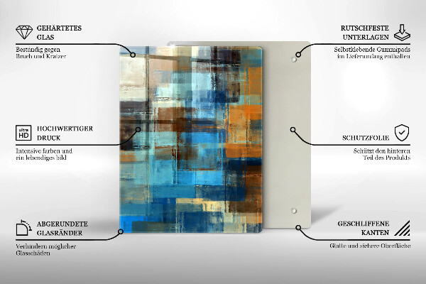 Herd abdeckplatte Gemalter Hintergrund