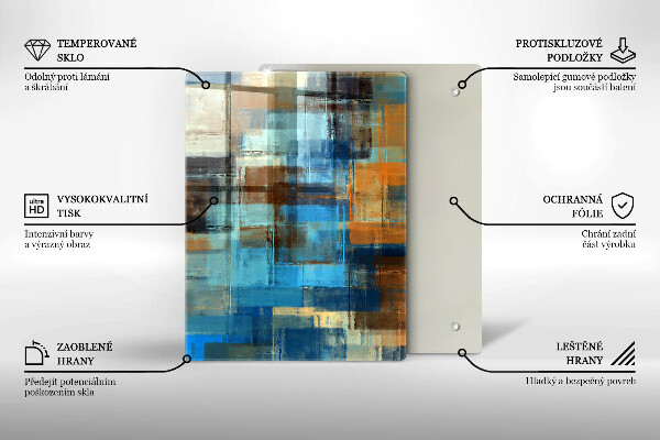 Herd abdeckplatte Gemalter Hintergrund