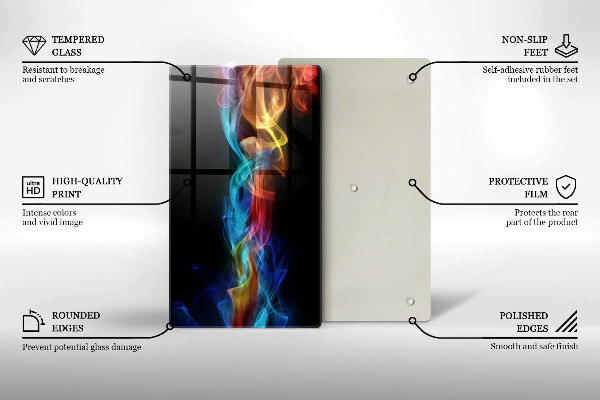 Herd abdeckplatte Bunter Rauch