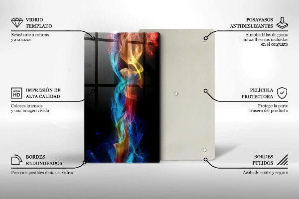 Herd abdeckplatte Bunter Rauch