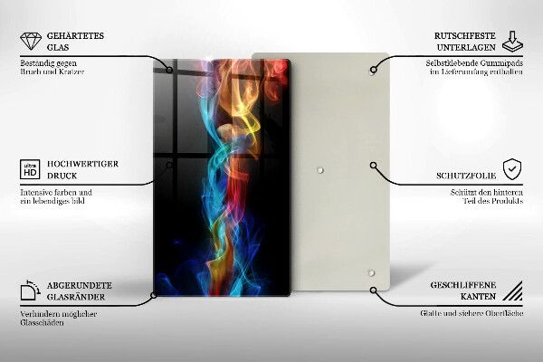 Herd abdeckplatte Bunter Rauch