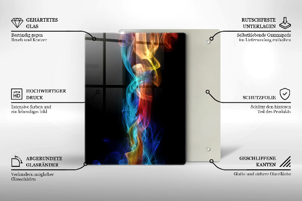 Herd abdeckplatte Bunter Rauch