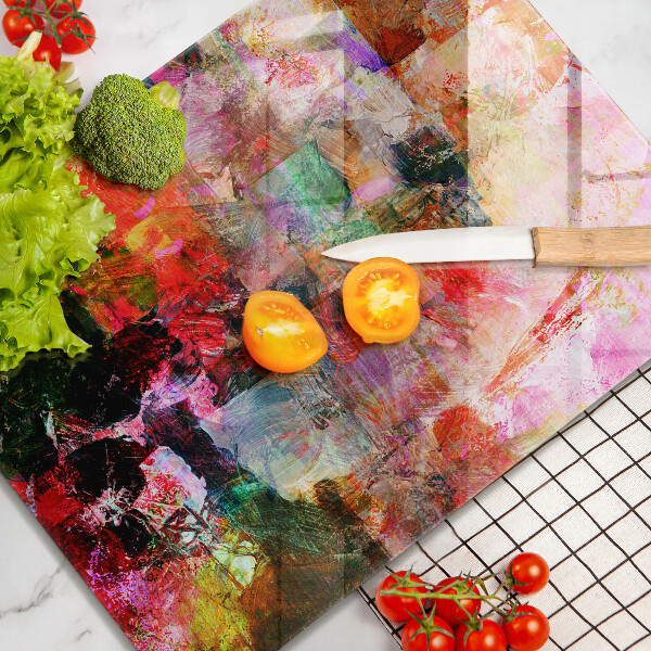 Herd abdeckplatte Abstraktion malen