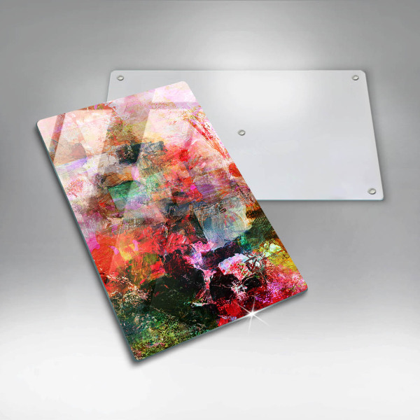 Herd abdeckplatte Abstraktion malen