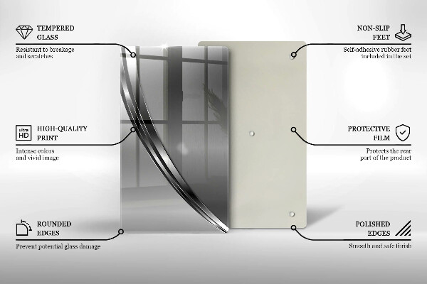 Herd abdeckplatte Metallabstraktion