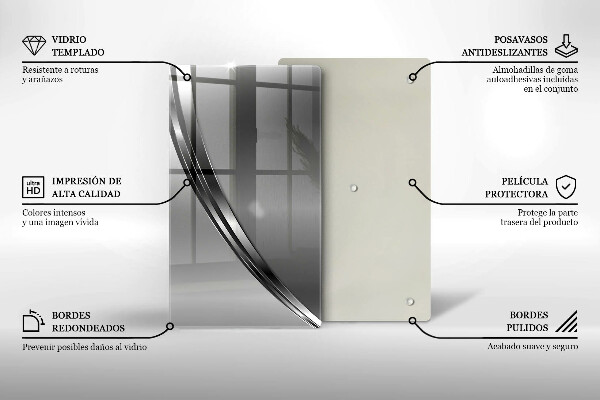 Herd abdeckplatte Metallabstraktion