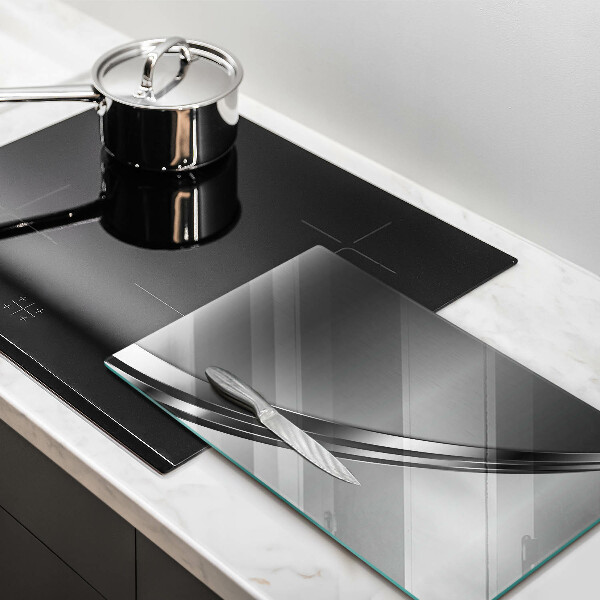 Herd abdeckplatte Metallabstraktion