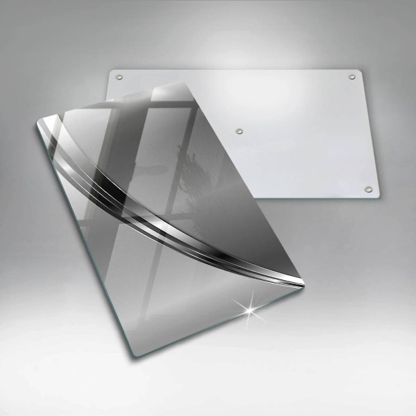 Herd abdeckplatte Metallabstraktion