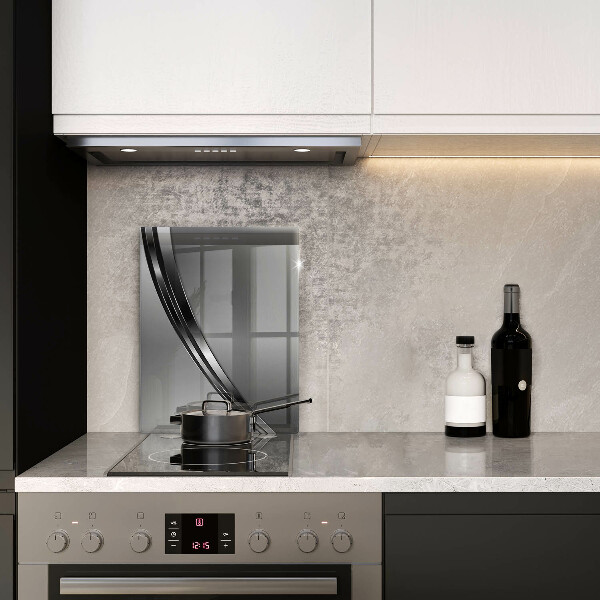 Herd abdeckplatte Metallabstraktion