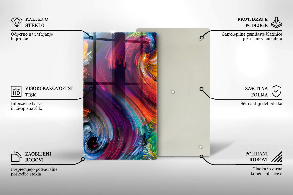 Herd abdeckplatte Bunte Highlights