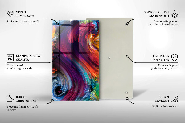 Herd abdeckplatte Bunte Highlights