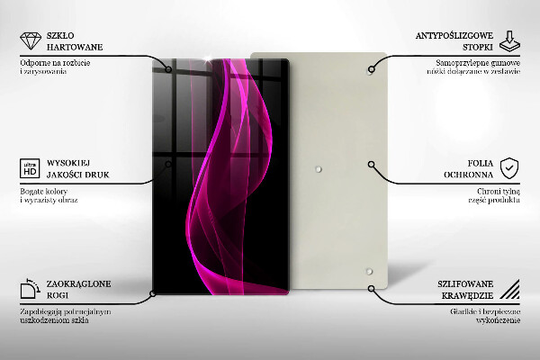 Herd abdeckplatte Rosa Abstraktion