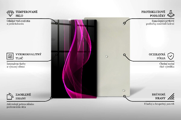 Herd abdeckplatte Rosa Abstraktion