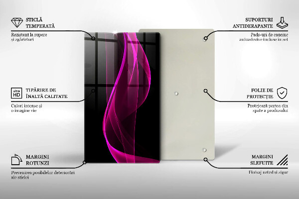 Herd abdeckplatte Rosa Abstraktion