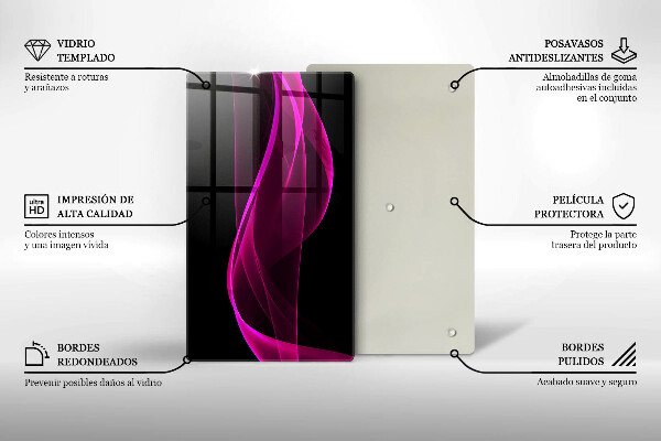 Herd abdeckplatte Rosa Abstraktion