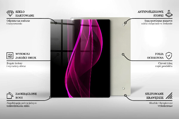 Herd abdeckplatte Rosa Abstraktion