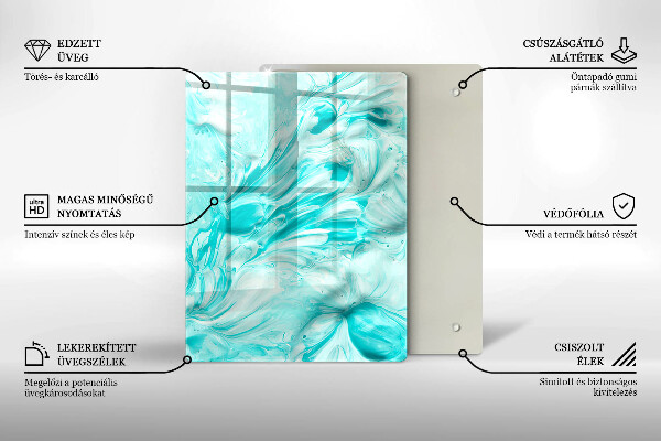 Herd abdeckplatte Abstraktionsfarben