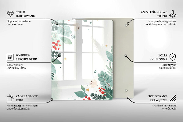 Herd abdeckplatte Aquarellblätter