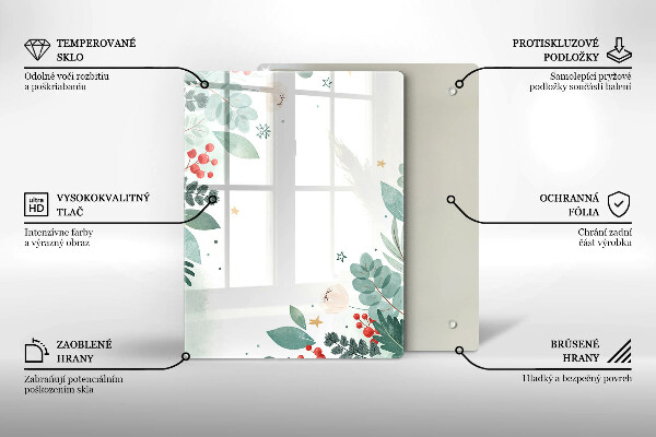 Herd abdeckplatte Aquarellblätter