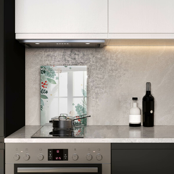 Herd abdeckplatte Aquarellblätter