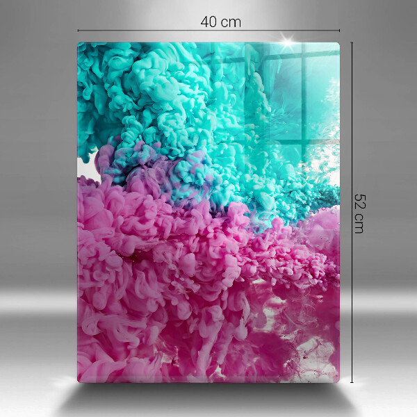 Schutz für induktionskochfeld Türkisrosa Rauch