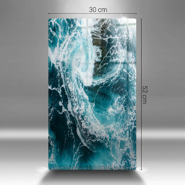 Schutz für induktionskochfeld Schäumende Wasserwellen