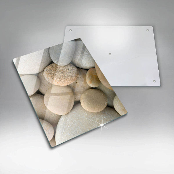 Herd abdeckplatte Muster aus ovalen Steinen