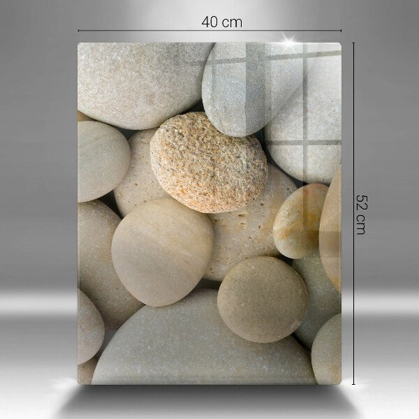 Herd abdeckplatte Muster aus ovalen Steinen