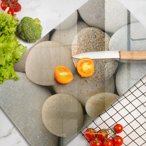 Herd abdeckplatte Muster aus ovalen Steinen