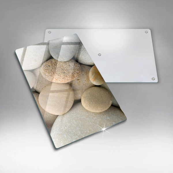 Herd abdeckplatte Muster aus ovalen Steinen