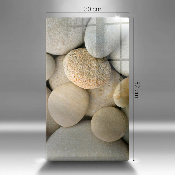 Herd abdeckplatte Muster aus ovalen Steinen