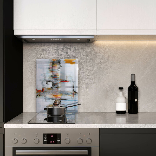 Herd abdeckplatte Abstraktionsfarben