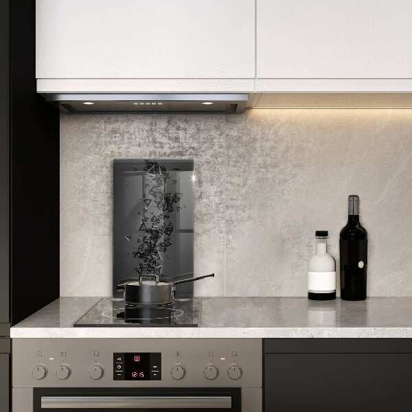 Herd abdeckplatte Abstrakte 3D-Formen