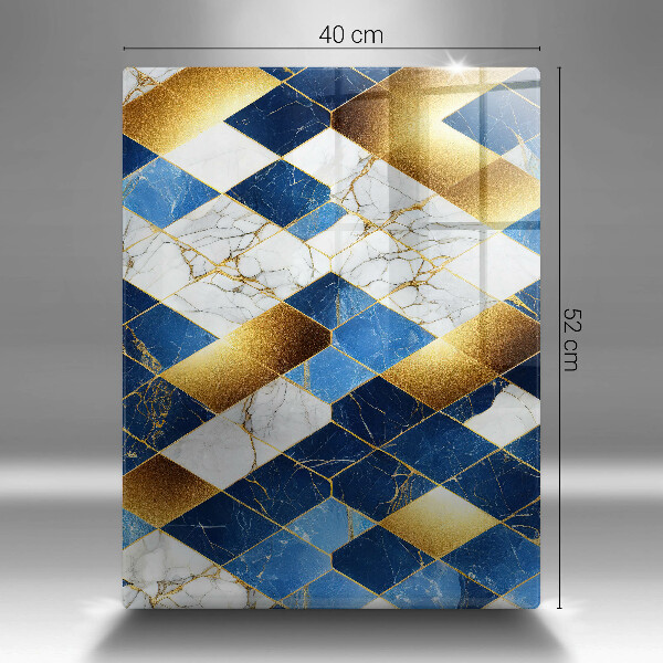 Herd abdeckplatte Goldene Marmorrauten