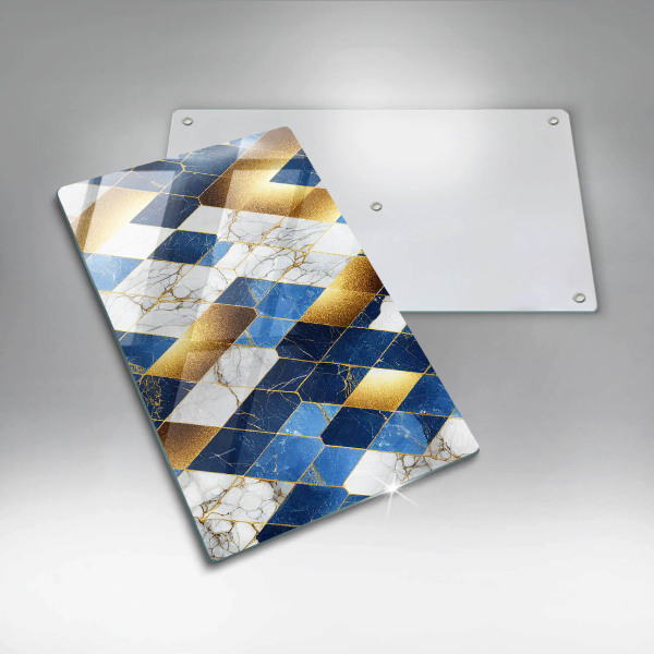 Herd abdeckplatte Goldene Marmorrauten