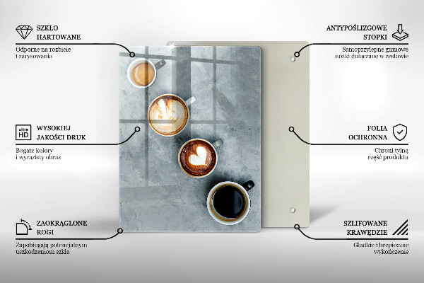 Herd abdeckplatte Küche - Kaffeetassen