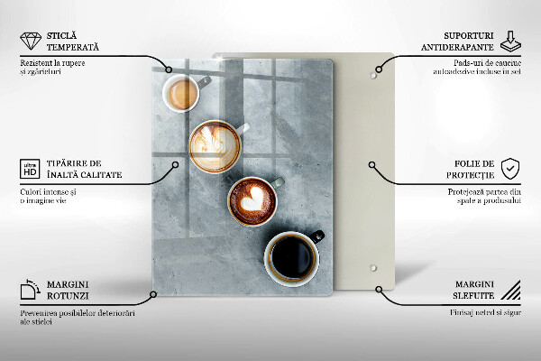 Herd abdeckplatte Küche - Kaffeetassen