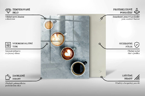 Herd abdeckplatte Küche - Kaffeetassen