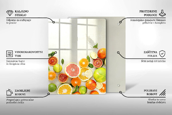 Herd abdeckplatte Zitrusfrüchte