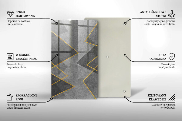 Herd abdeckplatte Scharfe Formen