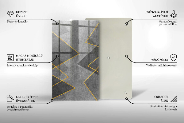 Herd abdeckplatte Scharfe Formen