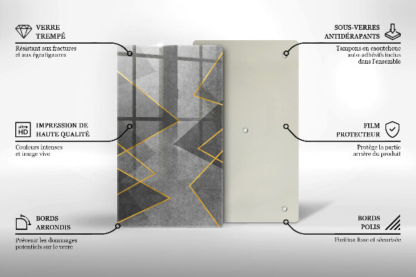 Herd abdeckplatte Scharfe Formen
