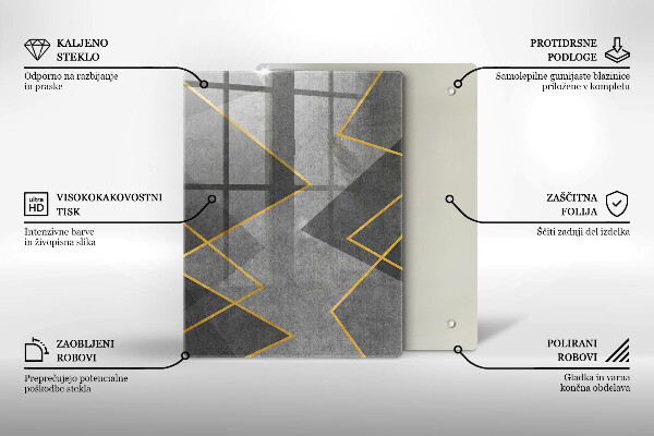 Herd abdeckplatte Scharfe Formen