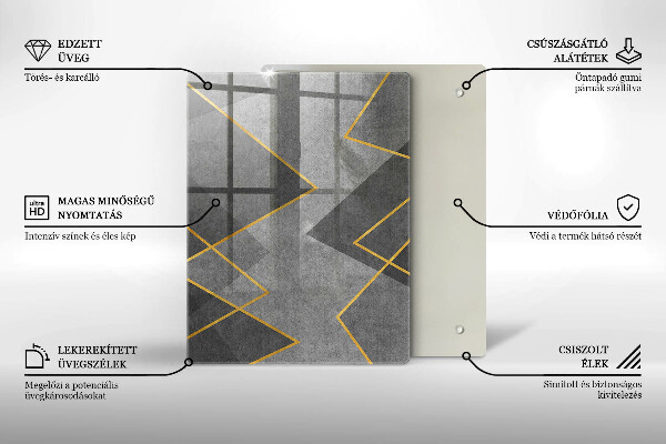 Herd abdeckplatte Scharfe Formen
