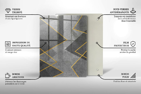 Herd abdeckplatte Scharfe Formen