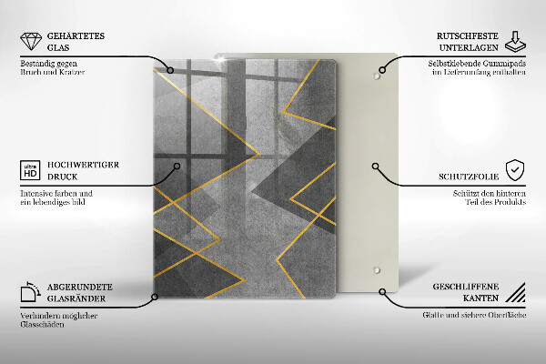 Herd abdeckplatte Scharfe Formen