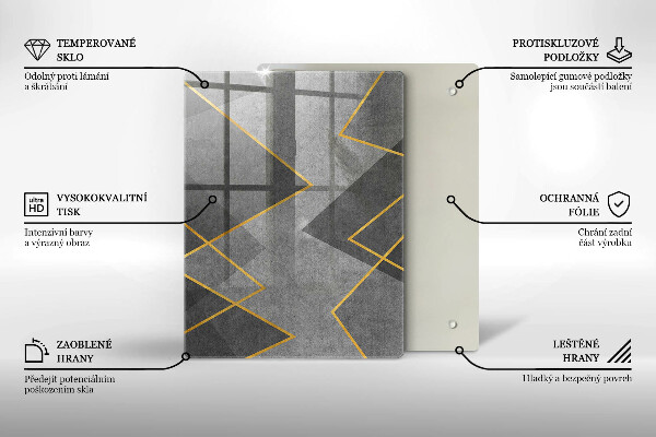 Herd abdeckplatte Scharfe Formen
