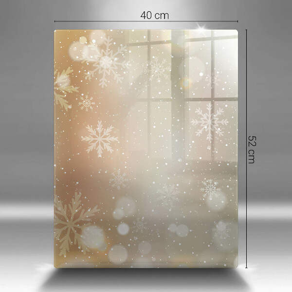 Herd schutzplatte Schneeflocken