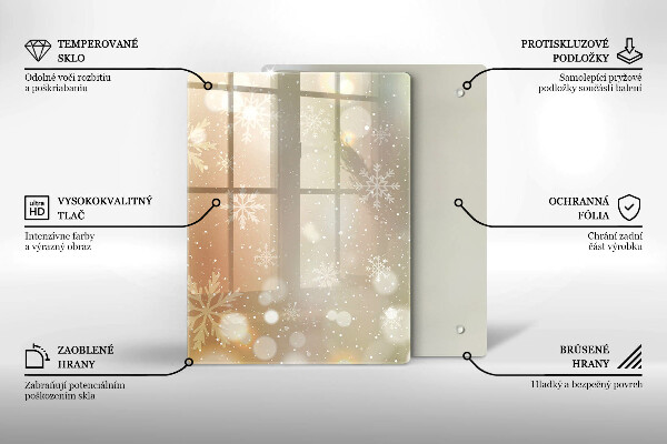 Herd schutzplatte Schneeflocken