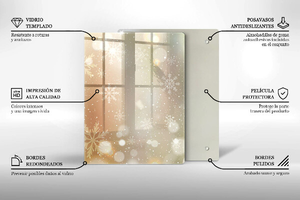 Herd schutzplatte Schneeflocken